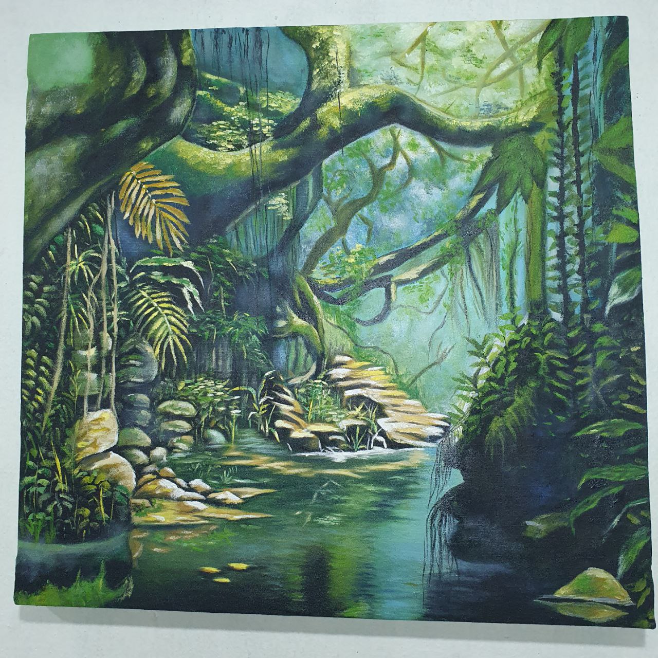 Solitude in Green (Emphasizes the peaceful, isolated feeling)